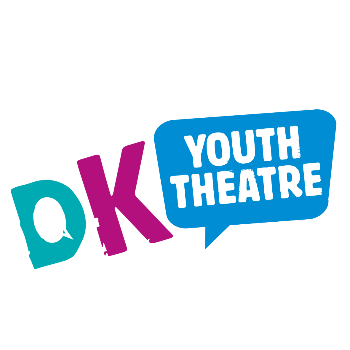 Drama Kids Youth Theatre logo for classes near me. For 12-18 year olds.